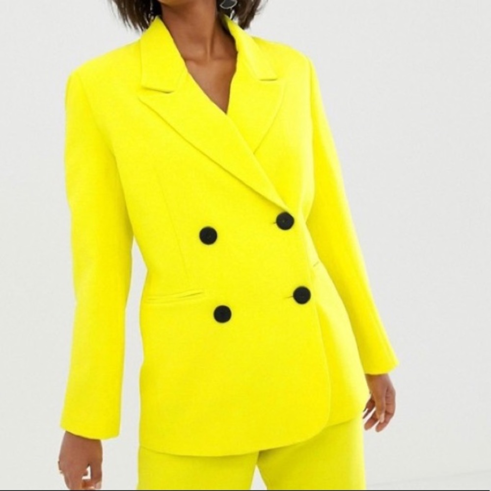 ASOS Edition Double Breasted Mansy Jacket, NWT, 4